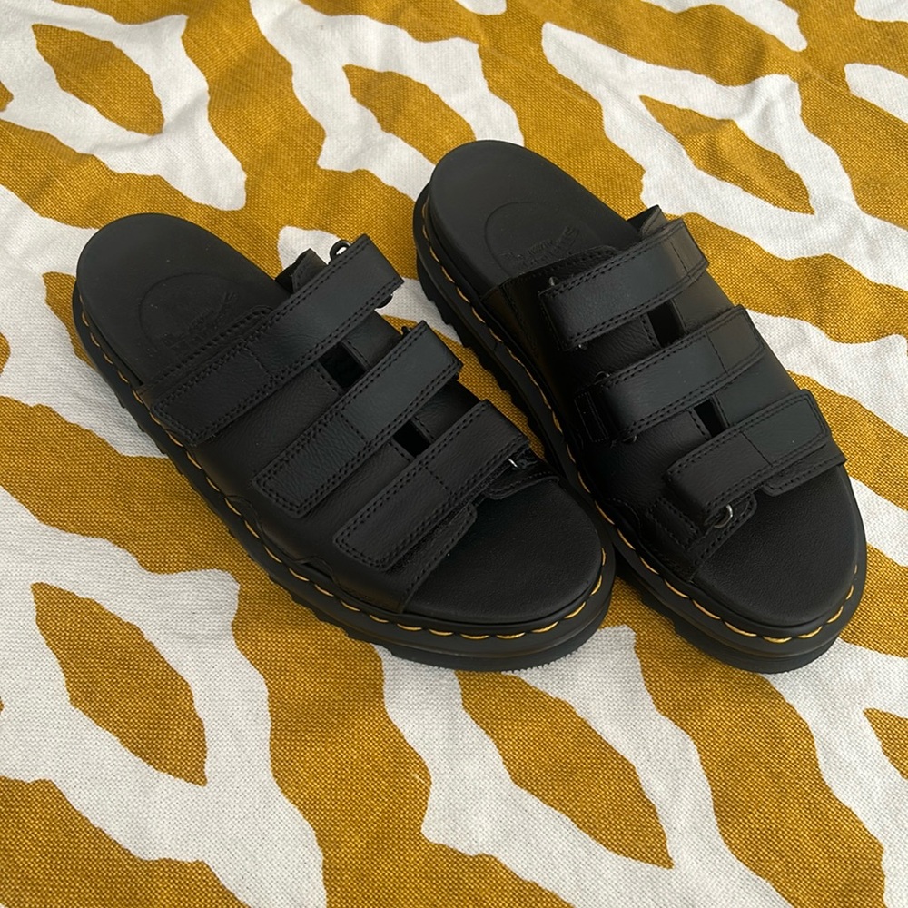 dr martens raine slide athena leather sandals